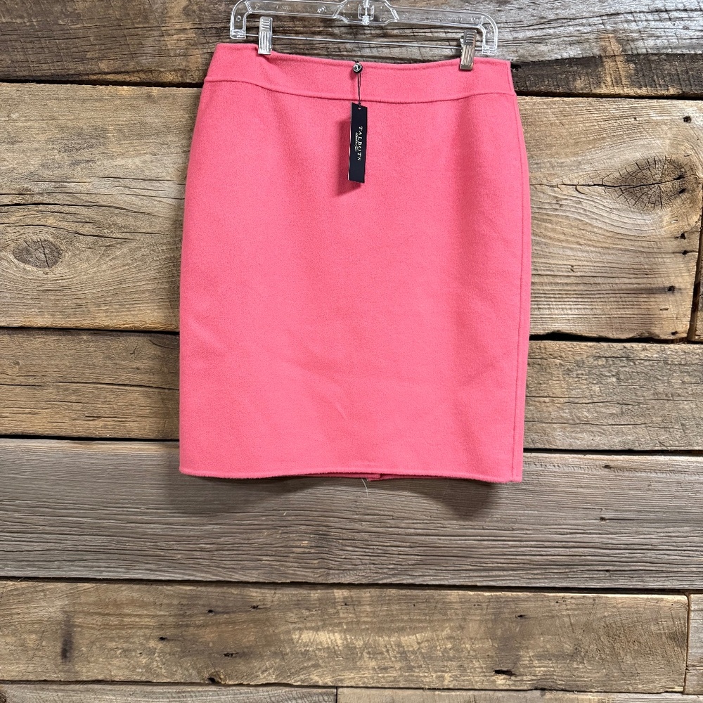 NWT Talbots dusty rose wool skirt, size 10 petite